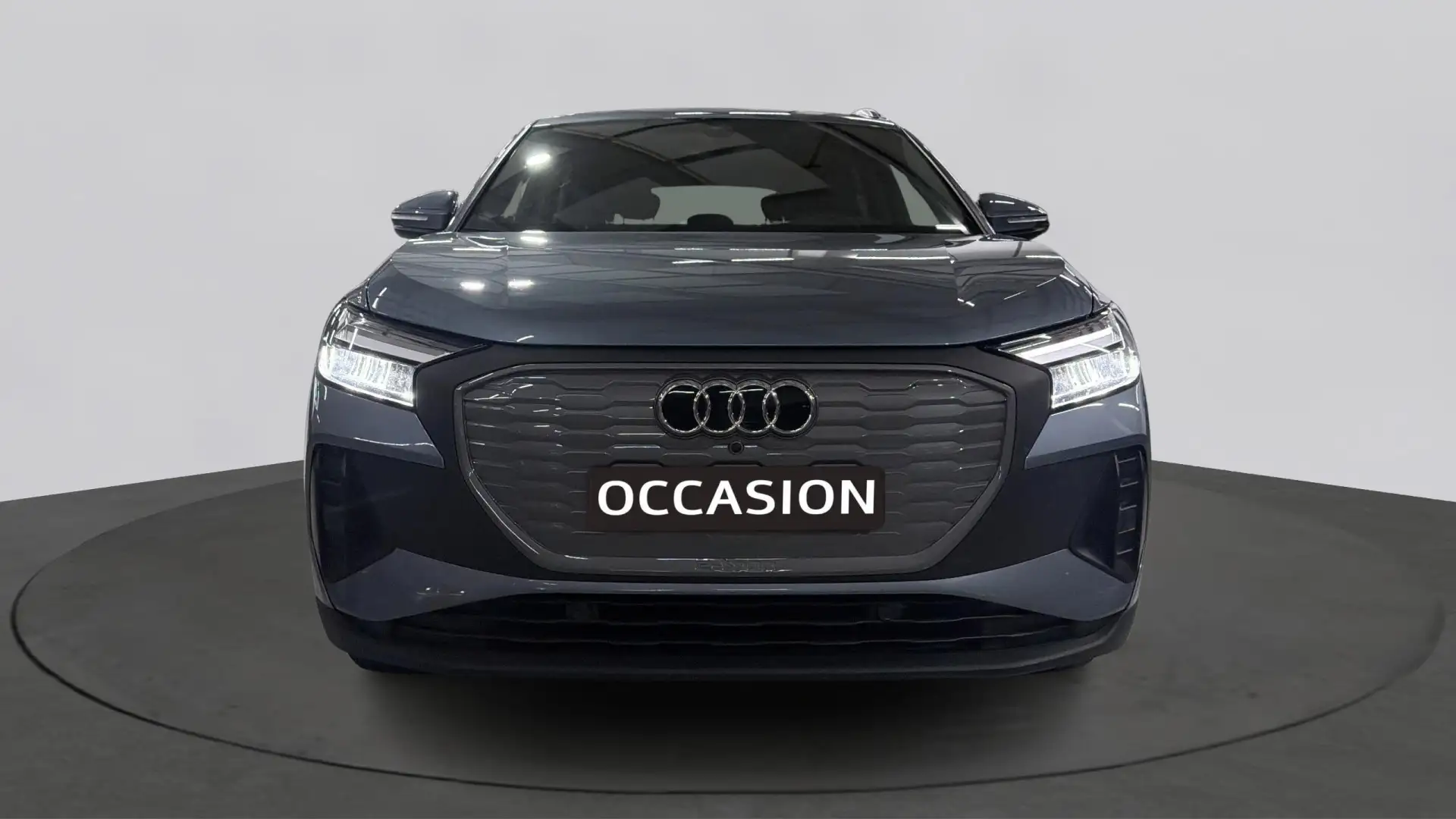 Audi Q4 e-tron 40 204Pk Edition 77 kWh Stoelverwarming / Audi Sou Blauw - 2