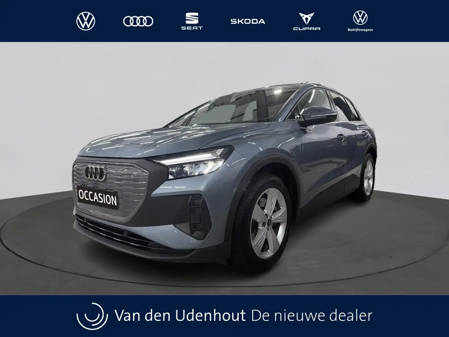 Audi Q4 e-tron 40 204Pk Edition 77 kWh Stoelverwarming / Audi Sou Blauw - 1