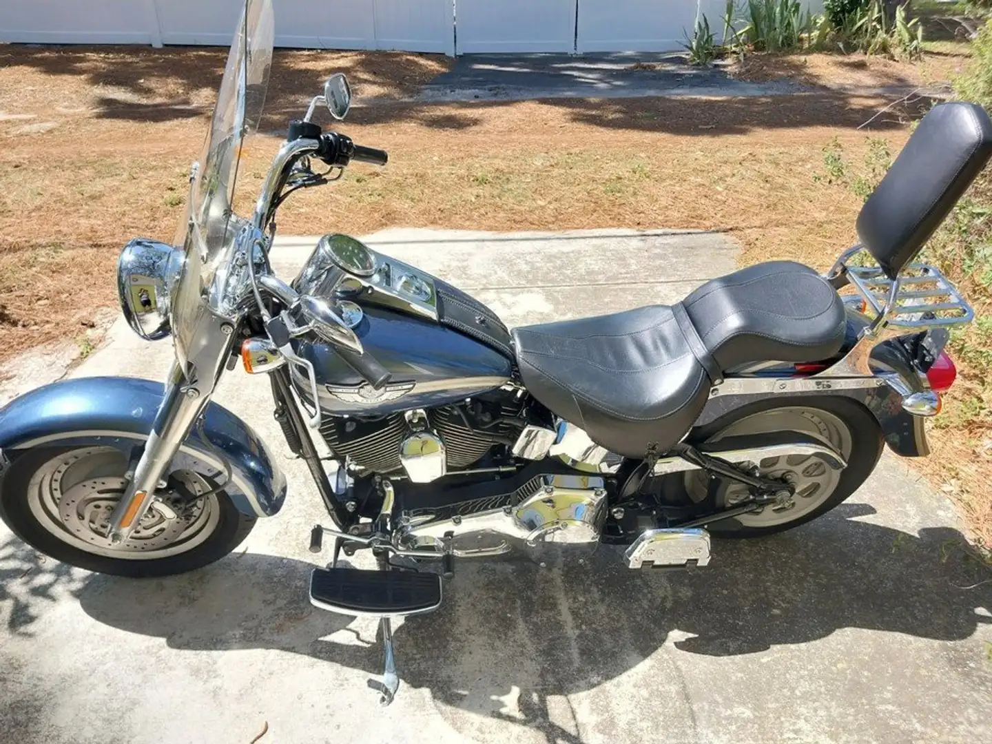 Harley-Davidson Fat Boy 100 Anniversary Bleu - 2