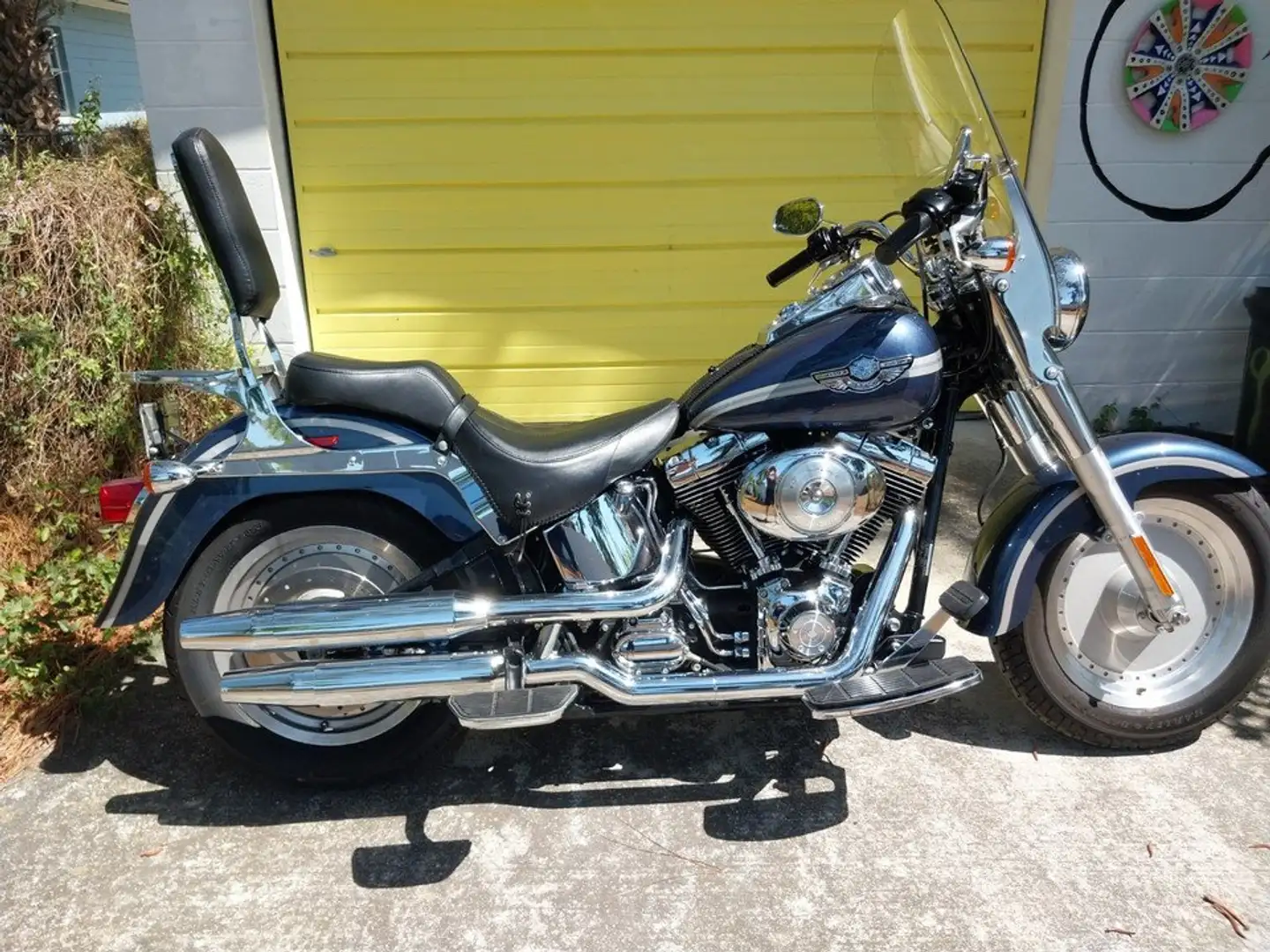 Harley-Davidson Fat Boy 100 Anniversary Bleu - 1