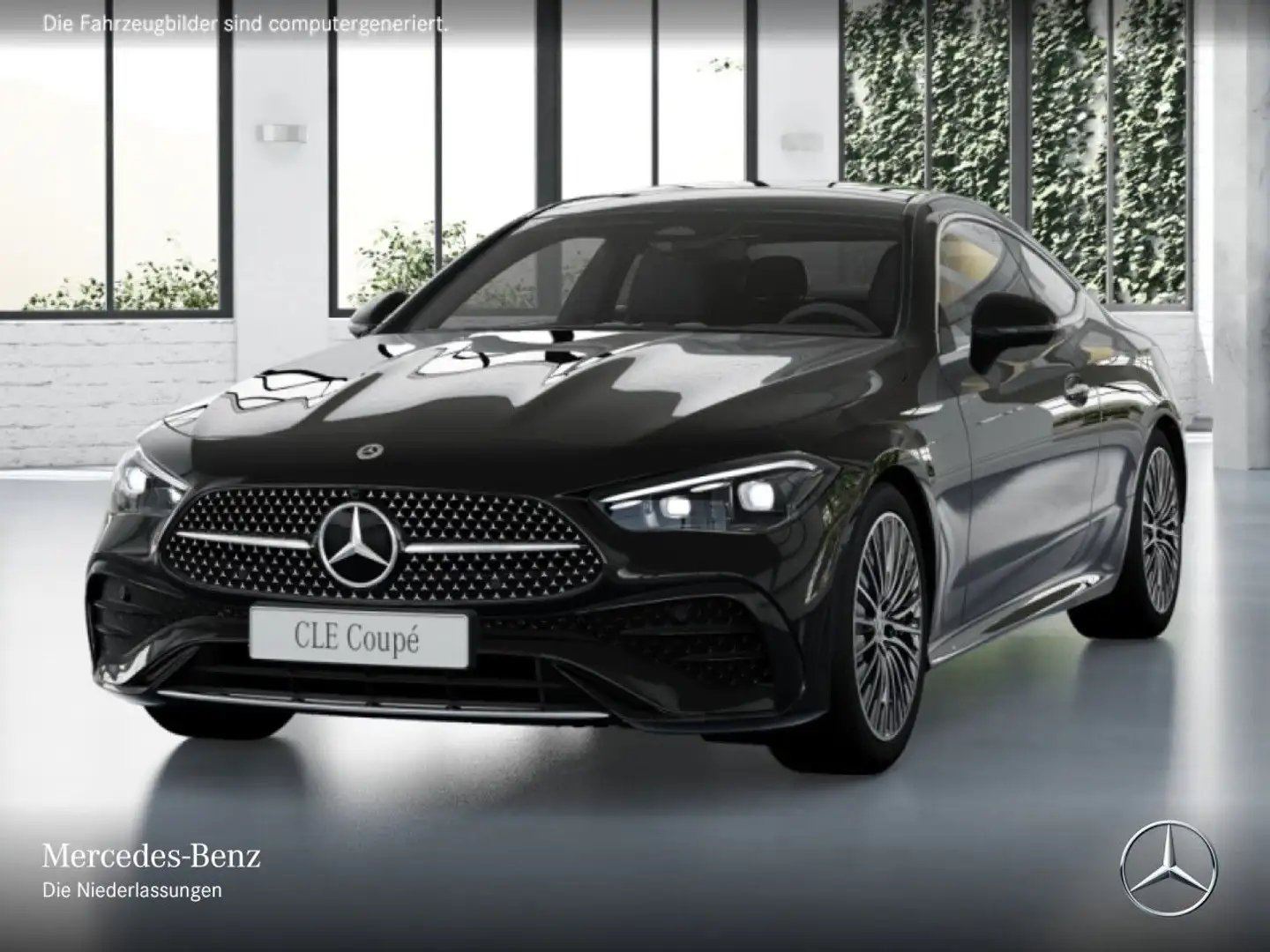Mercedes-Benz CLE 200 AMG+PANO+360+BURMESTER+TOTW+KEYLESS+9G Schwarz - 2