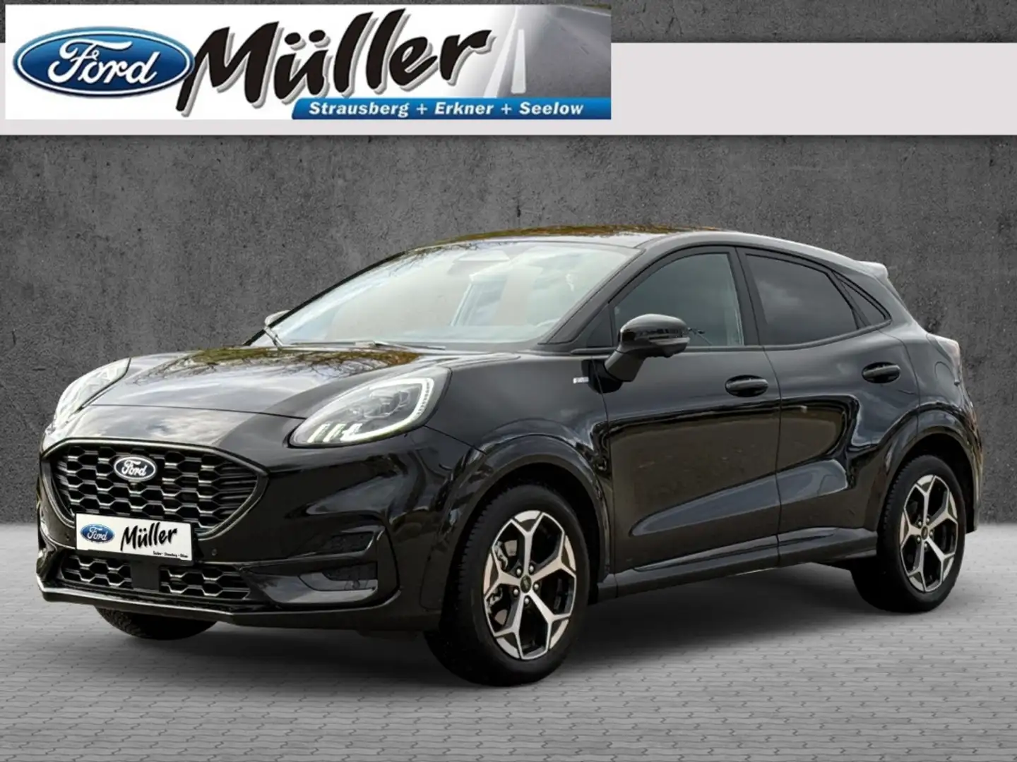 Ford Puma ST-Line X 1.0 EcoBoost Automatik Schwarz - 1