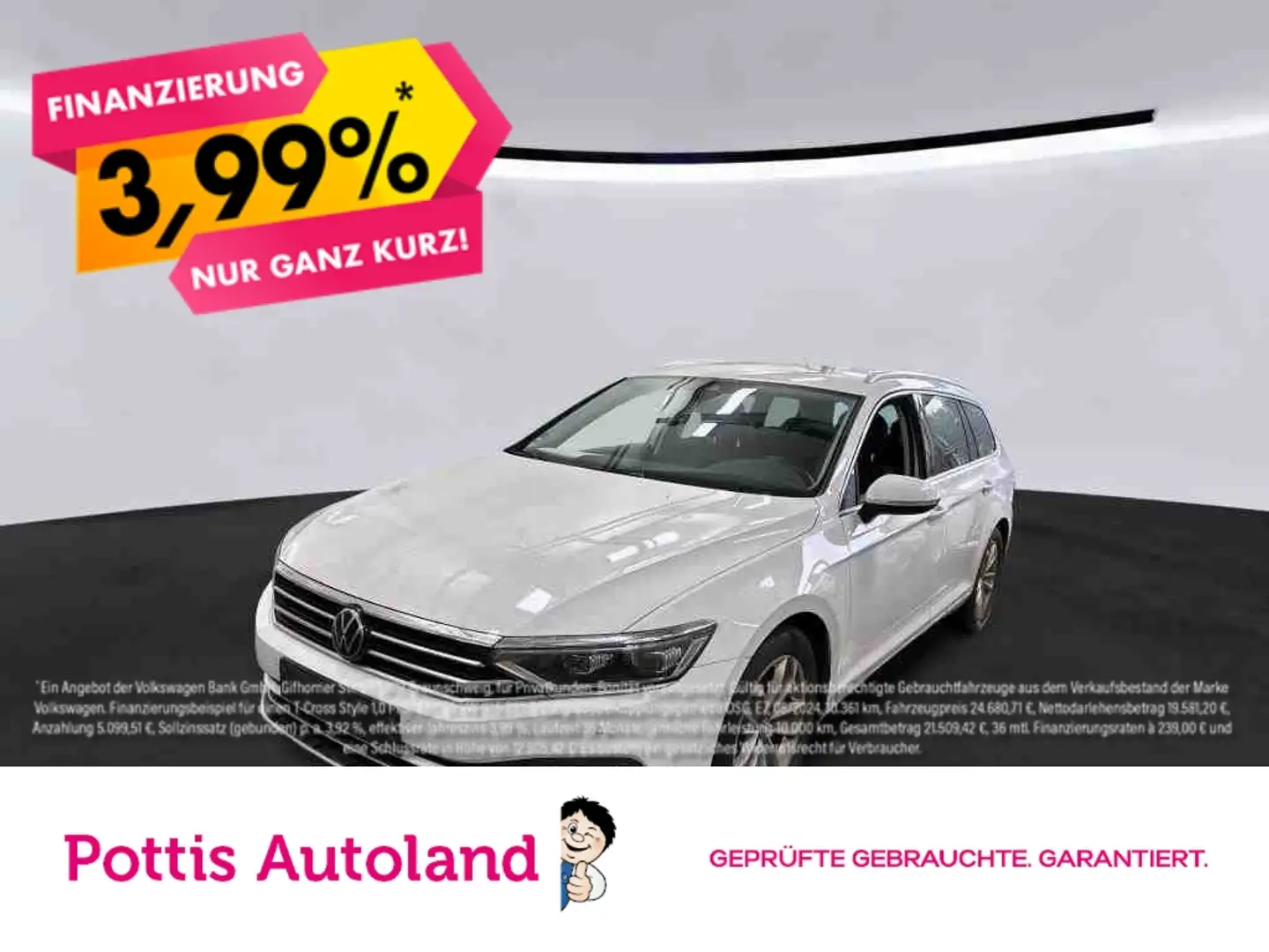 Volkswagen Passat Variant 2.0 TDI DSG R-LINE STANDHZG AHK IQ.LIGHT Weiß - 1