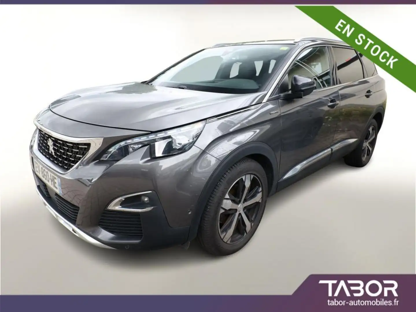 Peugeot 5008 1.6 THP 165 Aut Allure 7P Pano GPS Gris - 1