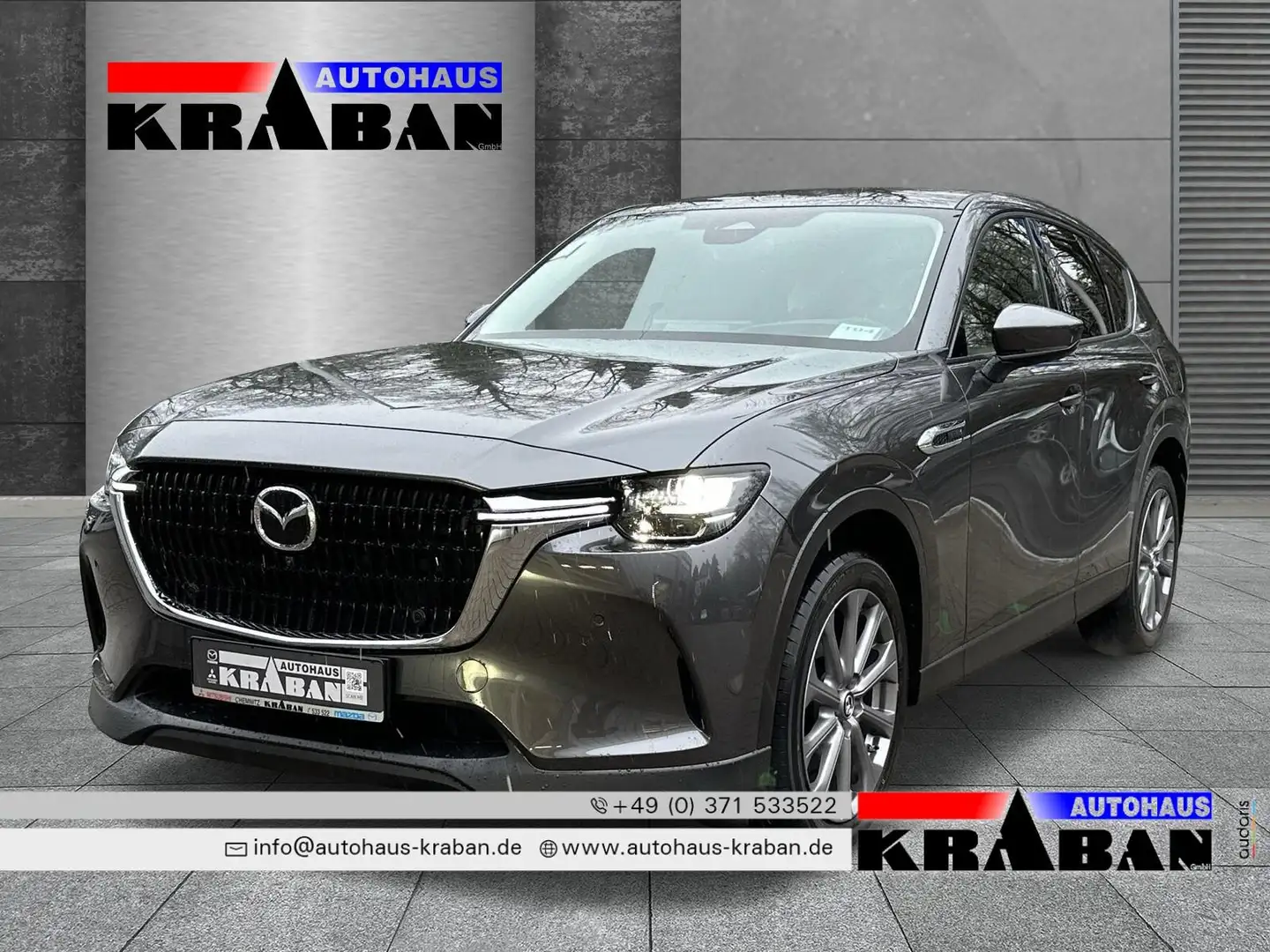 Mazda CX-60 200PS Exclusive RWD 8AT Bose, Matrix-LED Grau - 1
