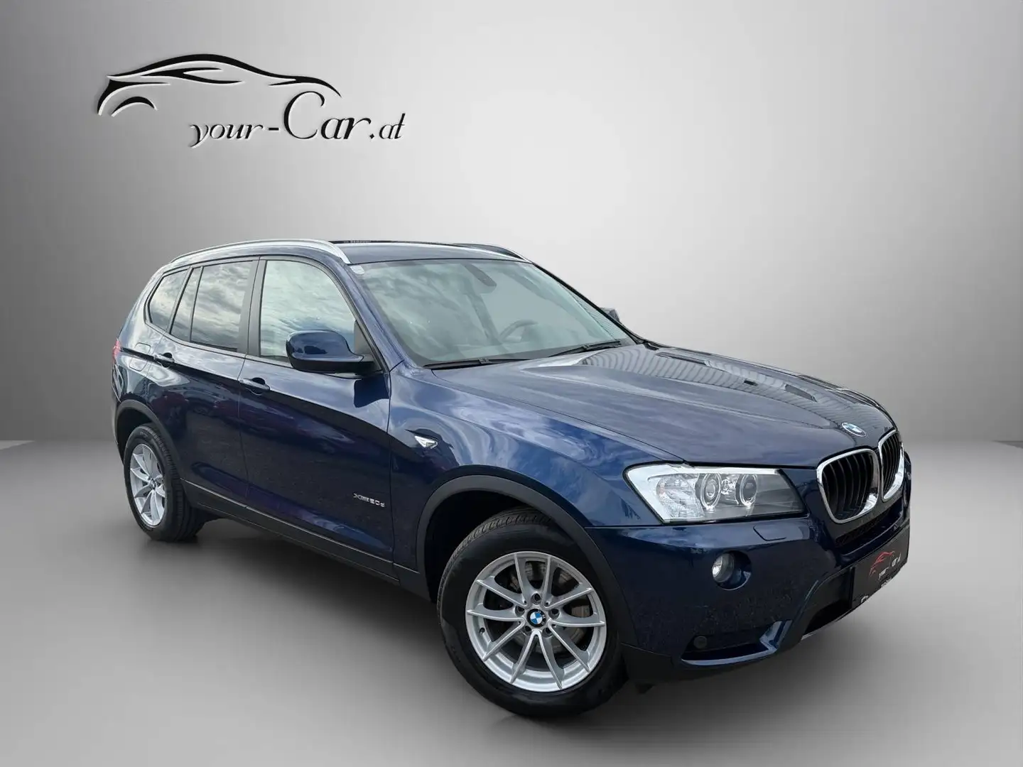 BMW X3 xDrive20d Österreich-Paket Aut. *1. Besitz, BMW-HISTORIE, NAVI, RFK* Blau - 1