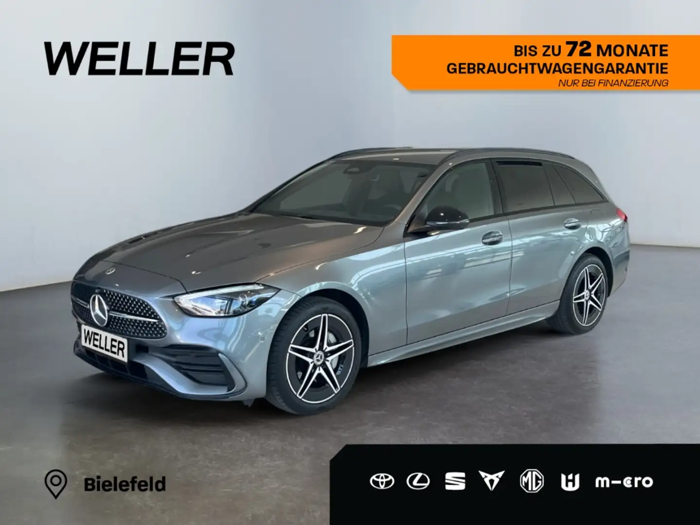 Mercedes-Benz C 300 de T 9G-TRONIC AMG Line Advanced *AHK*360°* Grau - 1
