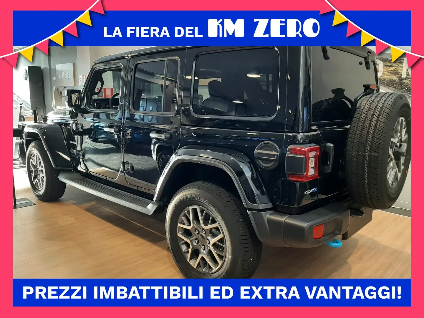 Jeep Wrangler Jeep  unlimited 2.0 atx phev sahara 4xe au Black - 2