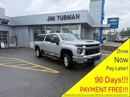 Silver 2022 Chevrolet Silverado 2500HD Pickup Truck Four-Wheel Drive Automatic