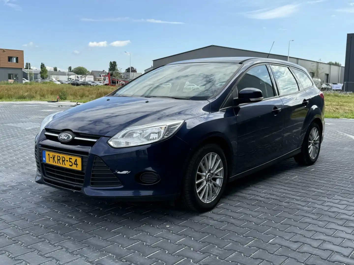Ford Focus Wagon 1.6 TDCI Lease Trend Navi - Trekhaak - Airco Niebieski - 1