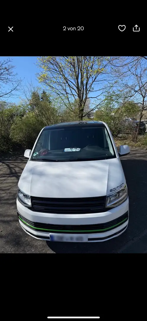 Volkswagen T6 Kombi Kombi lang Weiß - 2