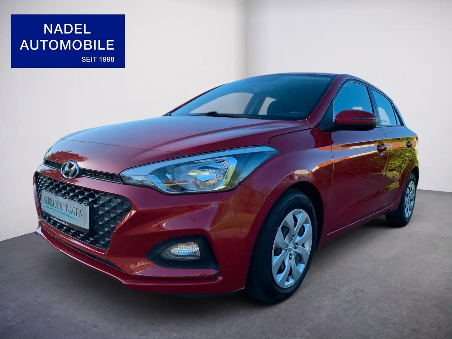 Hyundai i20 1.2 Active 5-Türer/Klima/MFL/USB/ Rood - 1