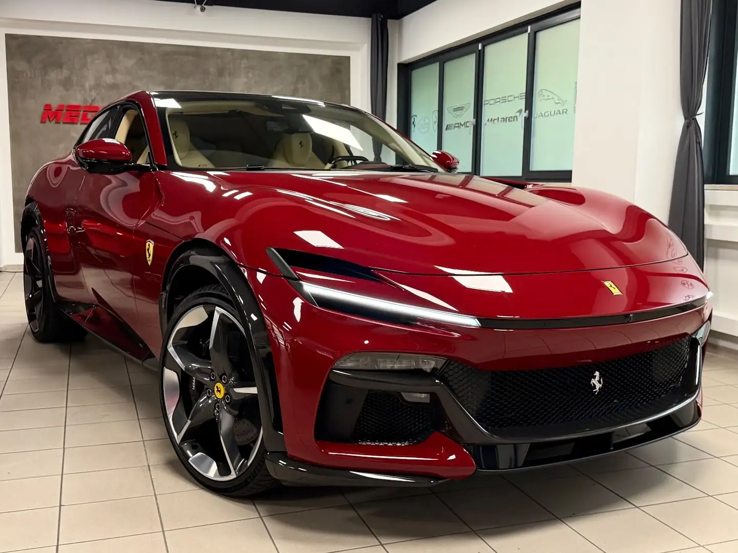 Ferrari Purosangue PUROSANGUE V12 RED EXT CREMA INT CARBON FULLOPT! Rouge - 1