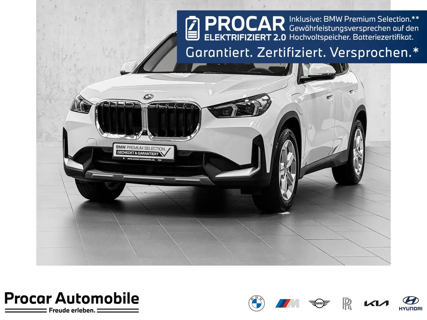 BMW X1 xDrive25e NAVI+HUD+KAMERA+LED+KOMFORTZUGANG+UVM. Weiß - 1