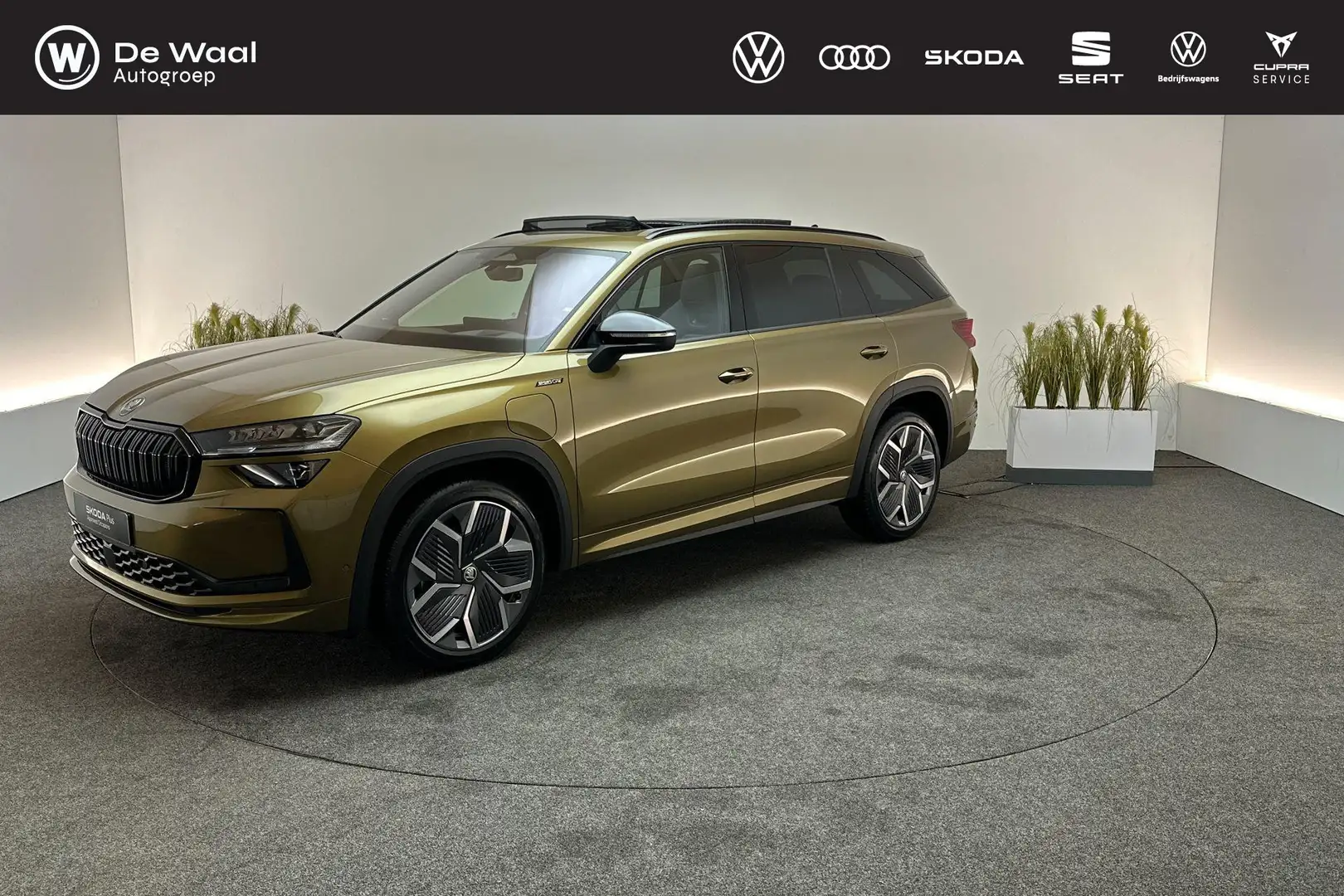 Skoda Kodiaq 1.5 TSI 204pk DSG PHEV Sportline Business | Panora Goud - 1