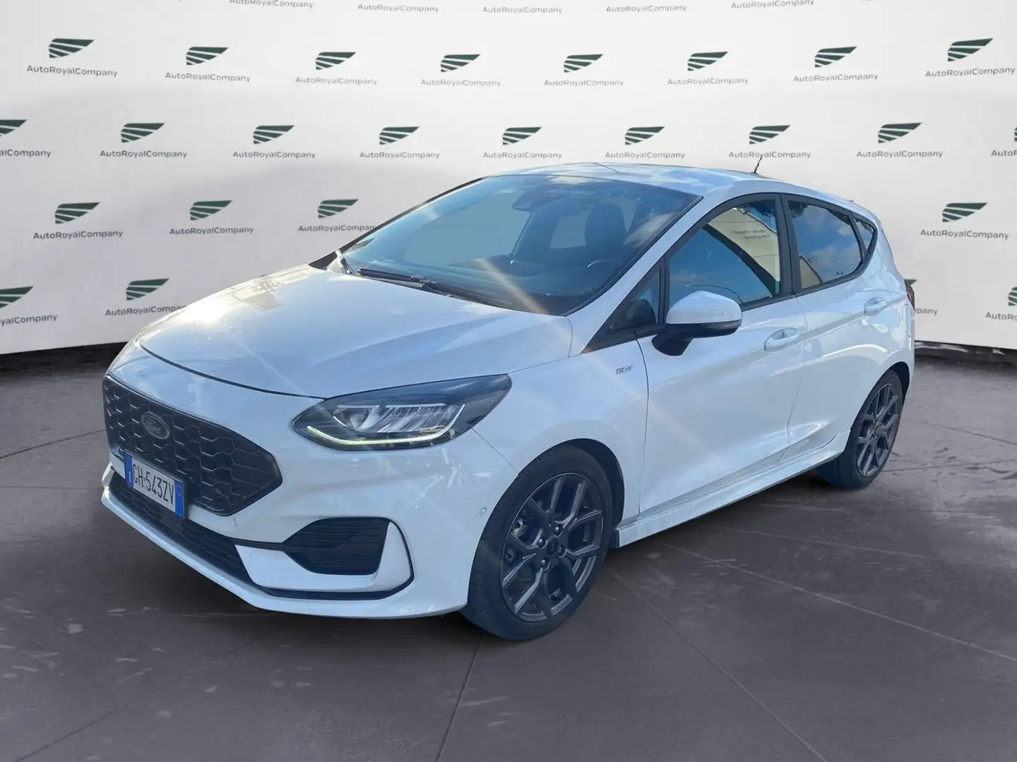 Ford Fiesta 1.0 EcoBoost Hybrid 125 CV ST-Line Bianco - 1