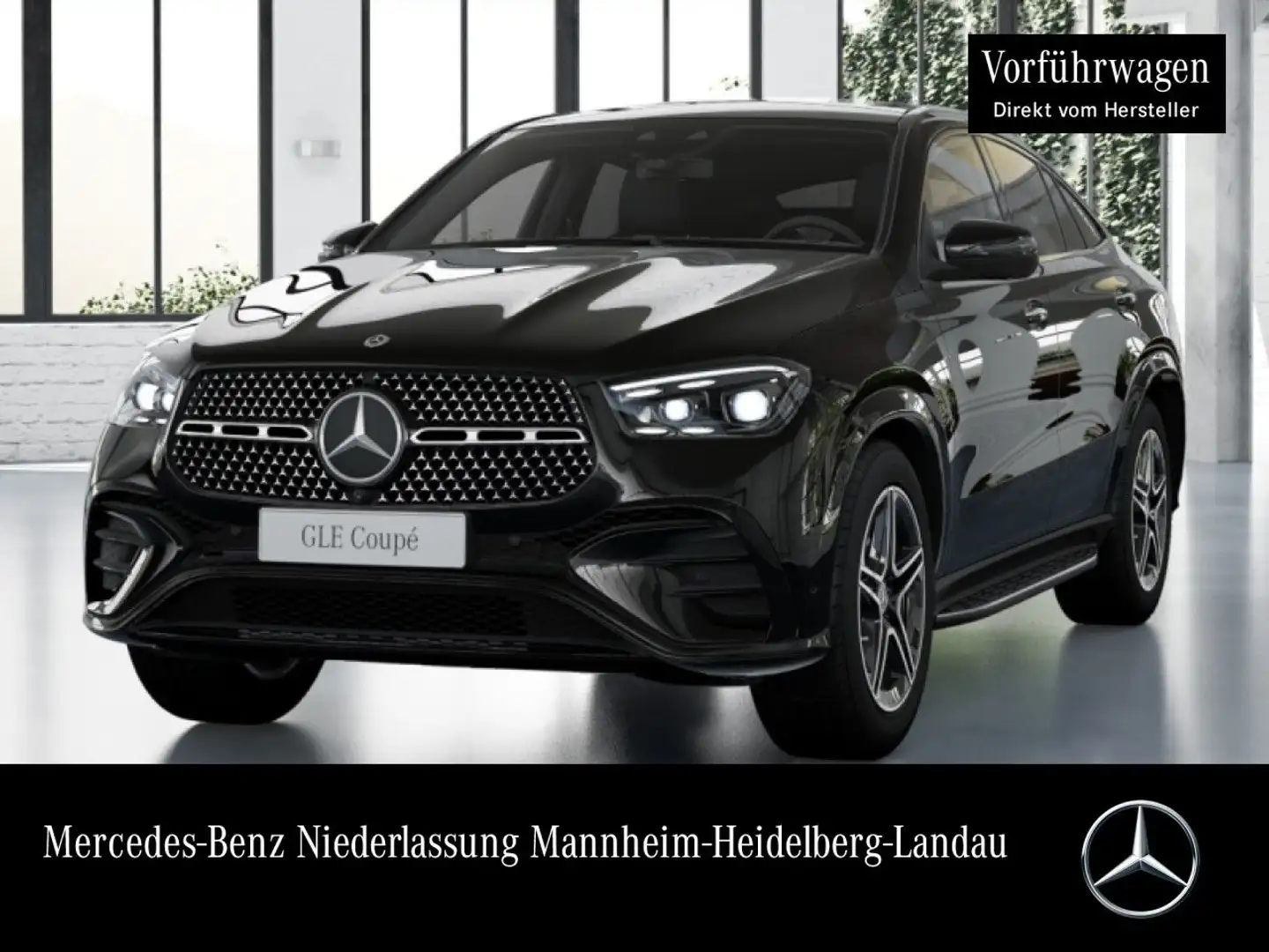 Mercedes-Benz GLE 450 d Coupé 4M AMG+NIGHT+PANO+360+AHK+STHZG Schwarz - 1