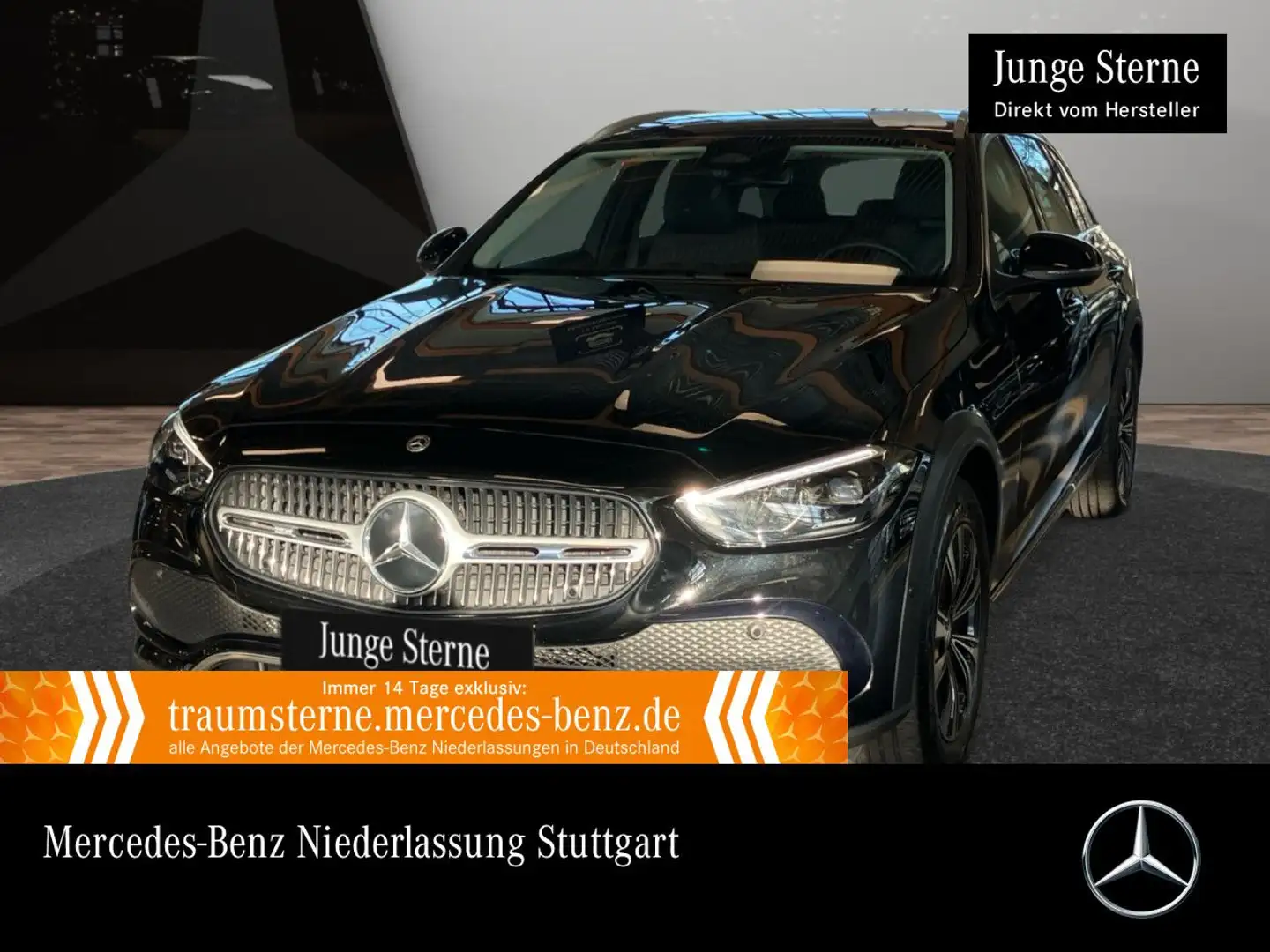 Mercedes-Benz C 220 d T 4M AVANTG+AHK+LED+KAMERA+KEYLESS+9G Schwarz - 1