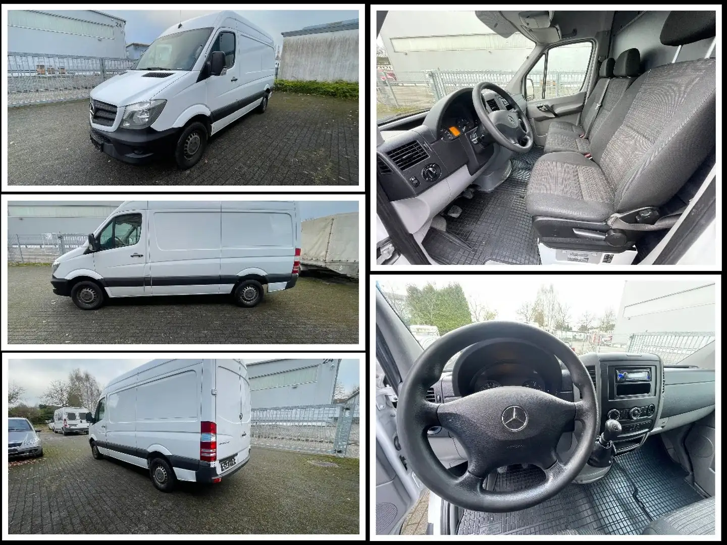 Mercedes-Benz Sprinter 216 CDI H2L2 inkl. MWST EU6 m. KLIMA TÜV 07/27! Blanco - 1