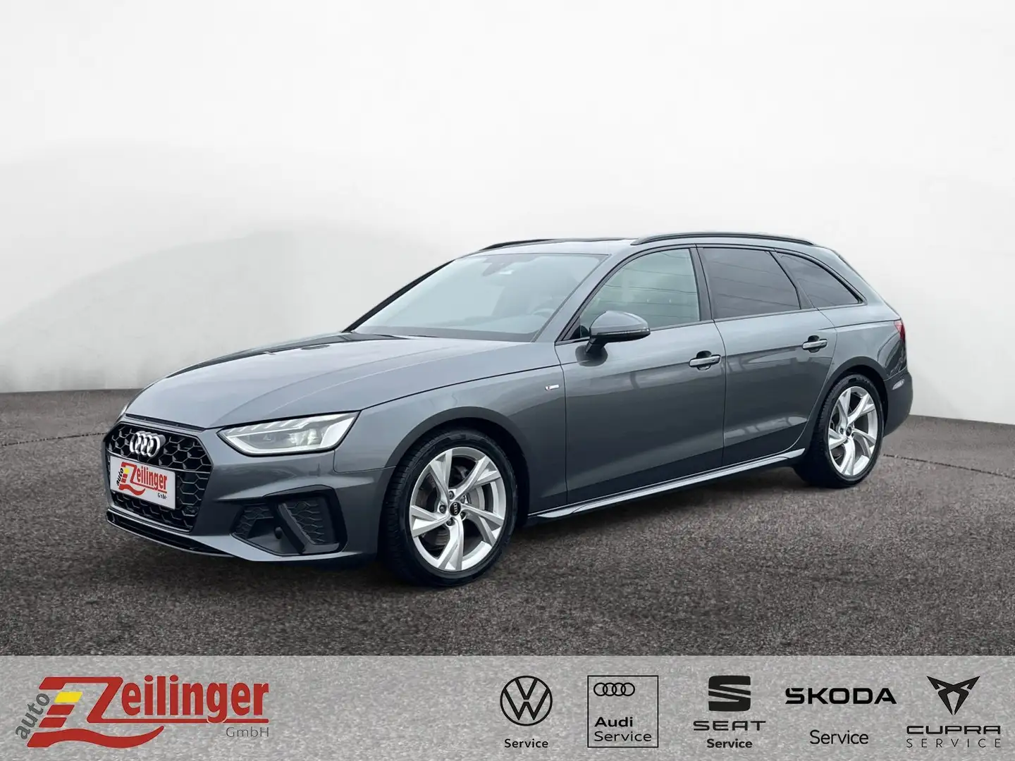 Audi A4 Avant S Line 40 TFSI S tr.|PANO|VOR.AHK|eHECK Grijs - 1