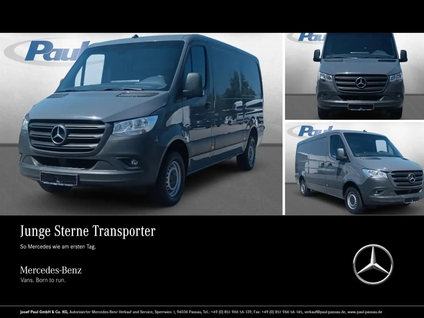 Mercedes-Benz Sprinter 316 CDI KA 7G+Navi+Distr+Sthzg+AHK3,5 Gris - 1