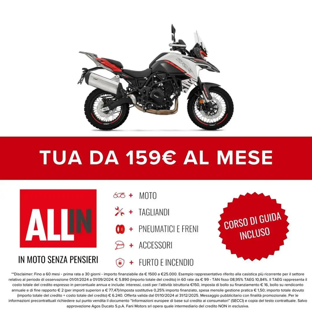 Benelli TRK 702 X Bianco - 2