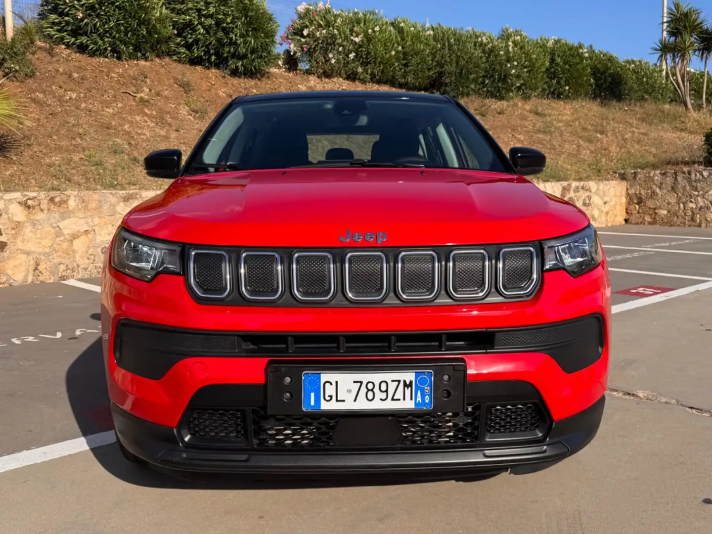 Jeep Compass 1.6 MJET 130CV CERCHI E TETTO BLACK+RCAM+VIRTUAL Rosso - 2