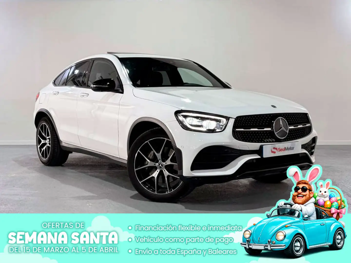 Mercedes-Benz GLC 220 Coupé 220d 4Matic 9G-Tronic Blanco - 1