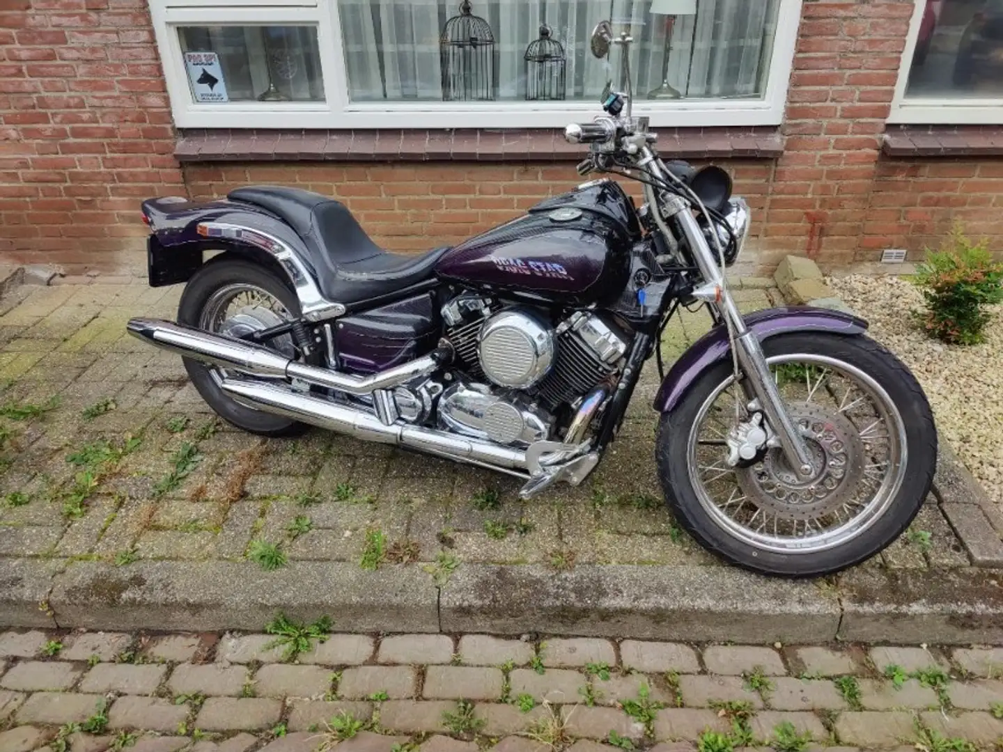 Yamaha XVS 650 Dragstar Чорний - 1