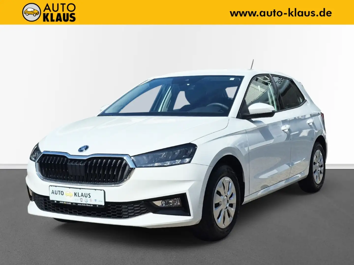 Skoda Fabia 1.0 MPI Selection Voll-LED Tempomat Klima Weiß - 1