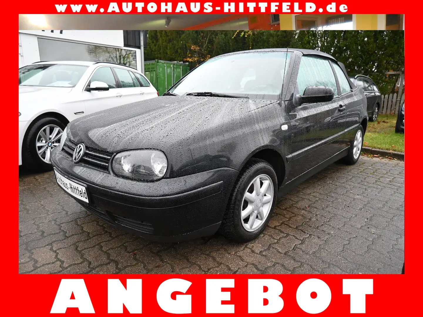 Volkswagen Golf Cabriolet 1.6*Comfortline* 15Alu HU-07.2027 Schwarz - 1