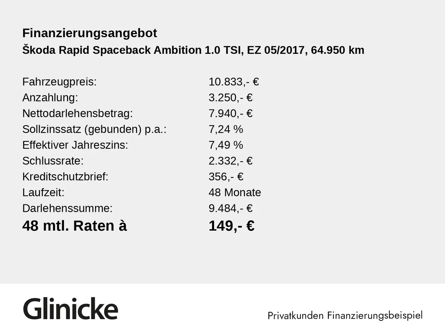 Skoda Rapid/Spaceback 1.0TSI Ambition Klima PDC Nebell Blu/Azzurro - 2