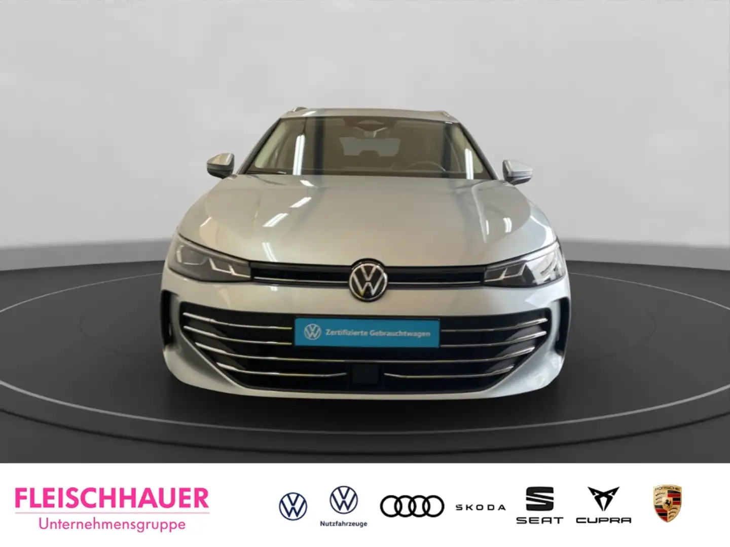 Volkswagen Passat 2.0 TDI Business AHK-klappbar El. Panodach Navi Di Silber - 2