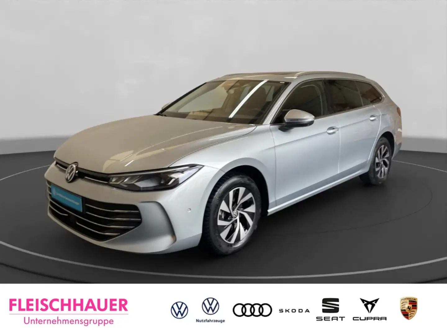 Volkswagen Passat 2.0 TDI Business AHK-klappbar El. Panodach Navi Di Silber - 1