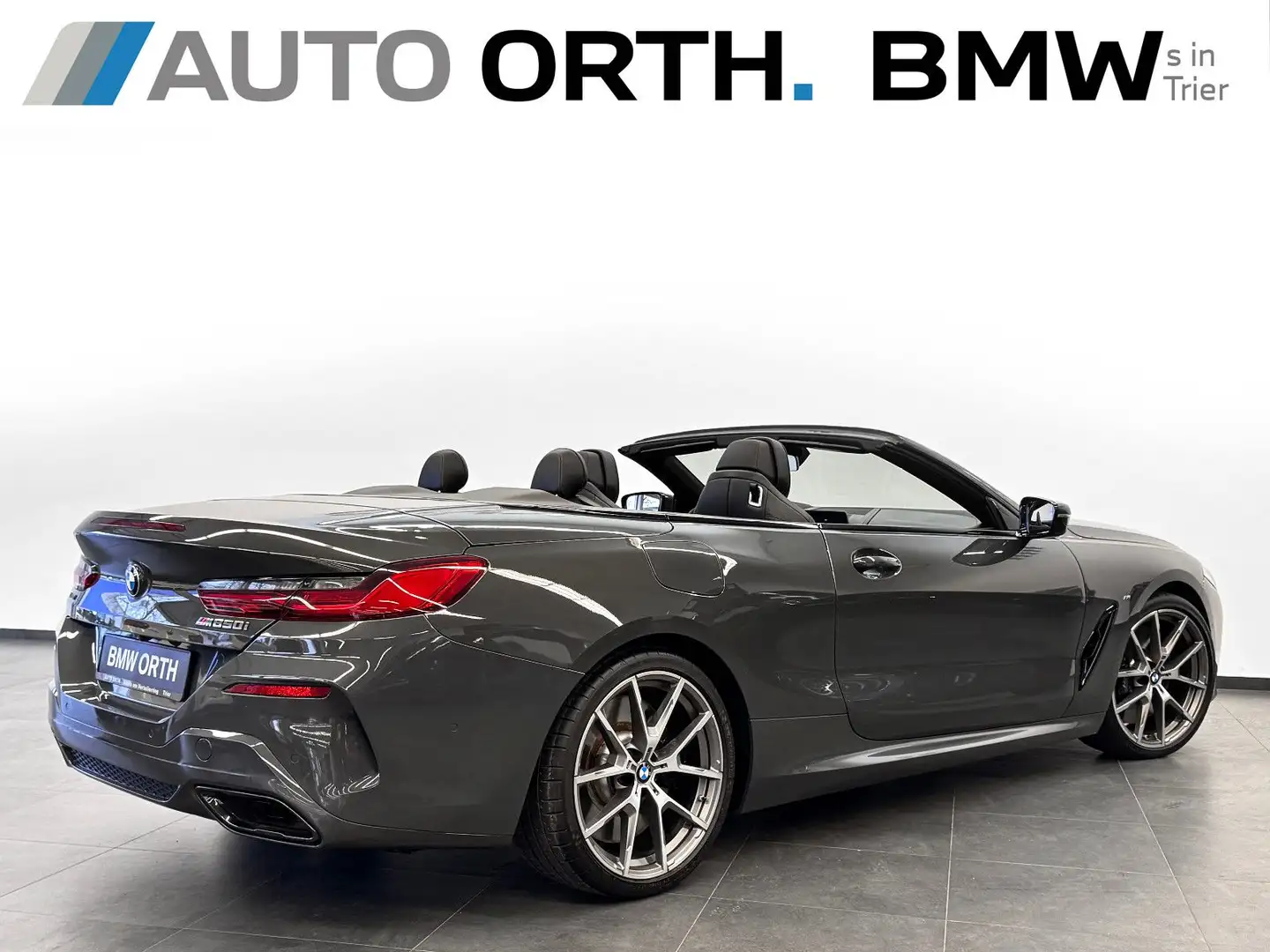 BMW M850 i xDrive Cabrio LEDER HUD NACKEN-HZG SOFT-CL Grau - 2