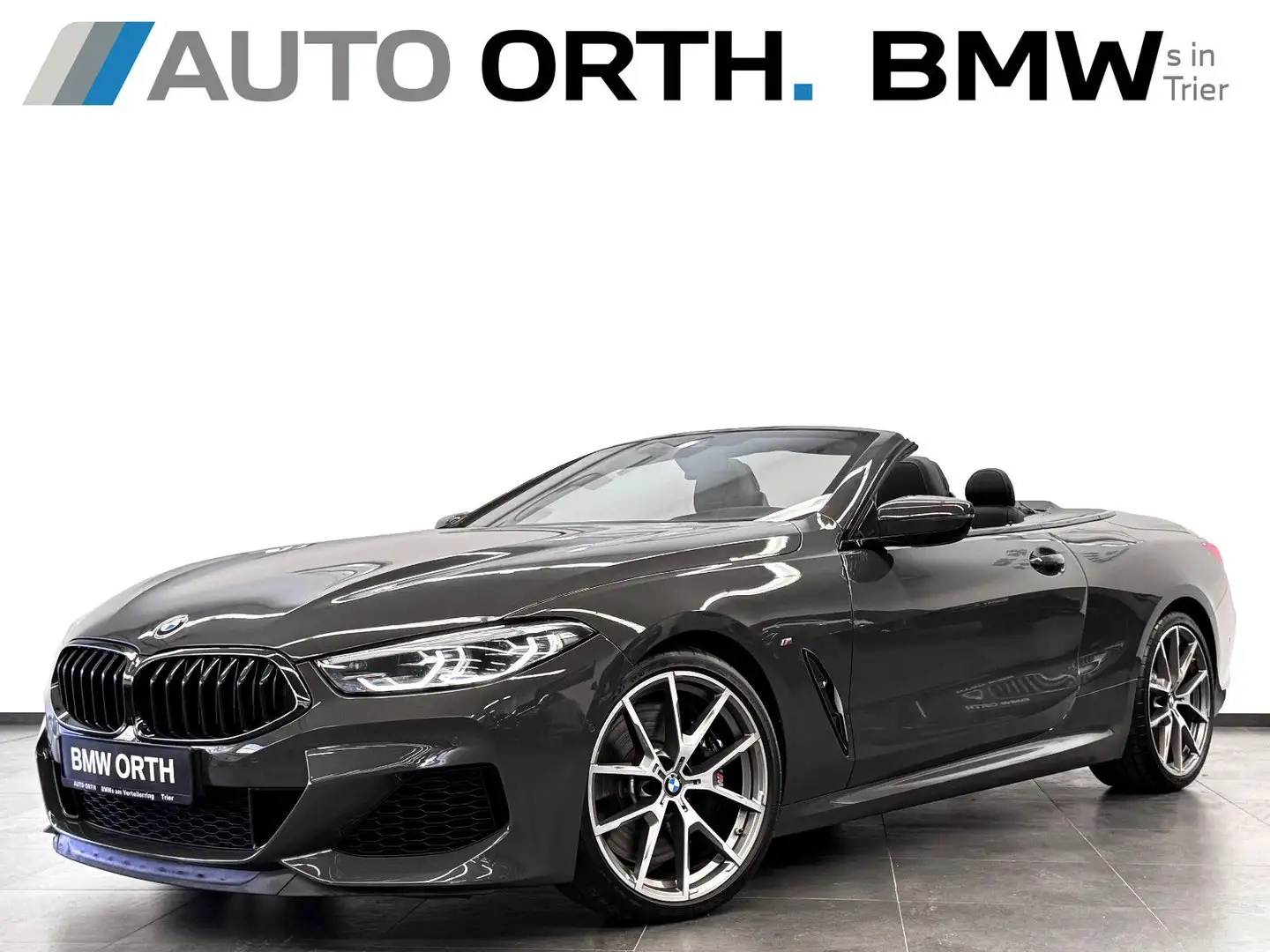 BMW M850 i xDrive Cabrio LEDER HUD NACKEN-HZG SOFT-CL Grau - 1