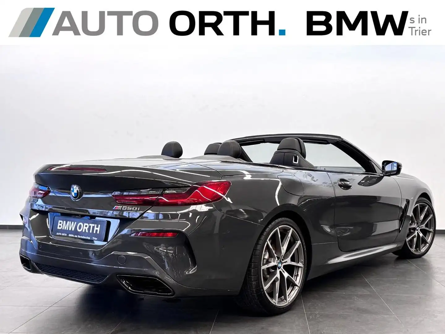 BMW M850 i xDrive Cabrio LEDER HUD NACKEN-HZG SOFT-CL Grau - 2
