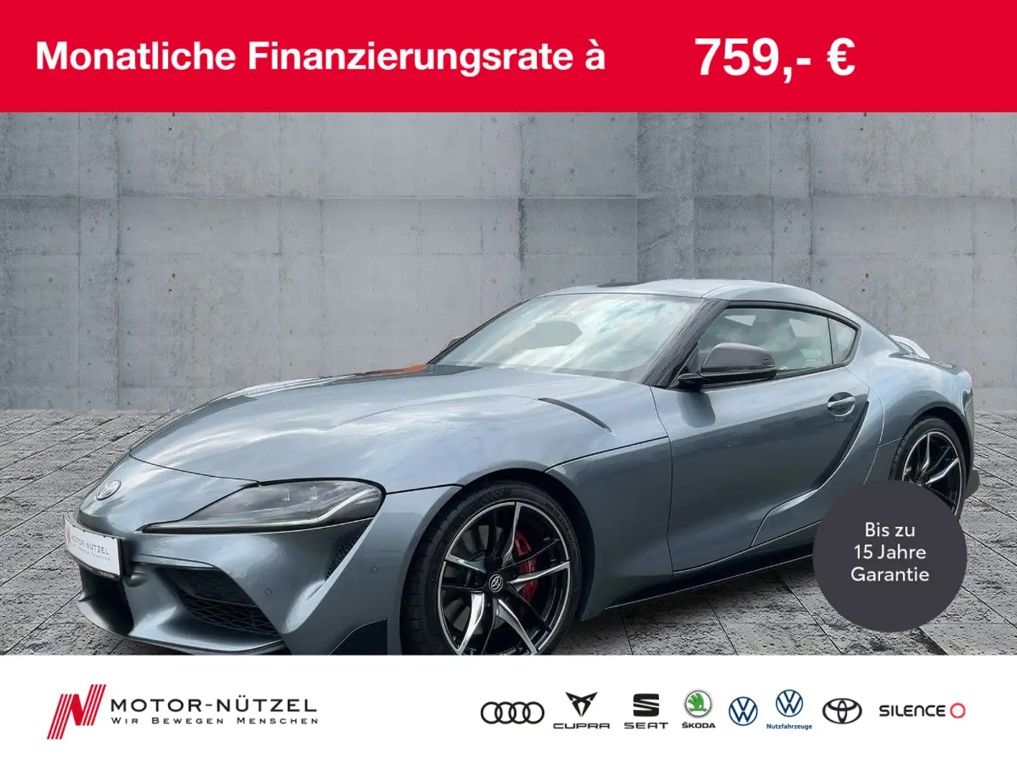 Toyota Supra GR 3.0 LEGEND MATRIX+NAVI+JBL+HuD+RFK+ACC Albastru - 1
