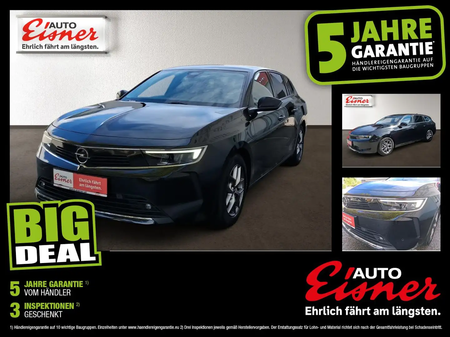 Opel Astra ST BUSINESS ED. Zwart - 1