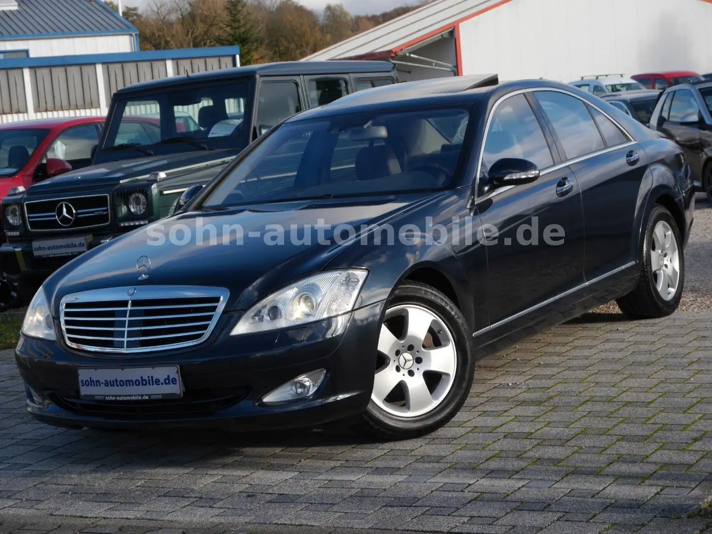 Mercedes-Benz S 500 Lim 1.Hd/Luft/Distr/Nightv/Soft/Sthzg/Spur Zwart - 1