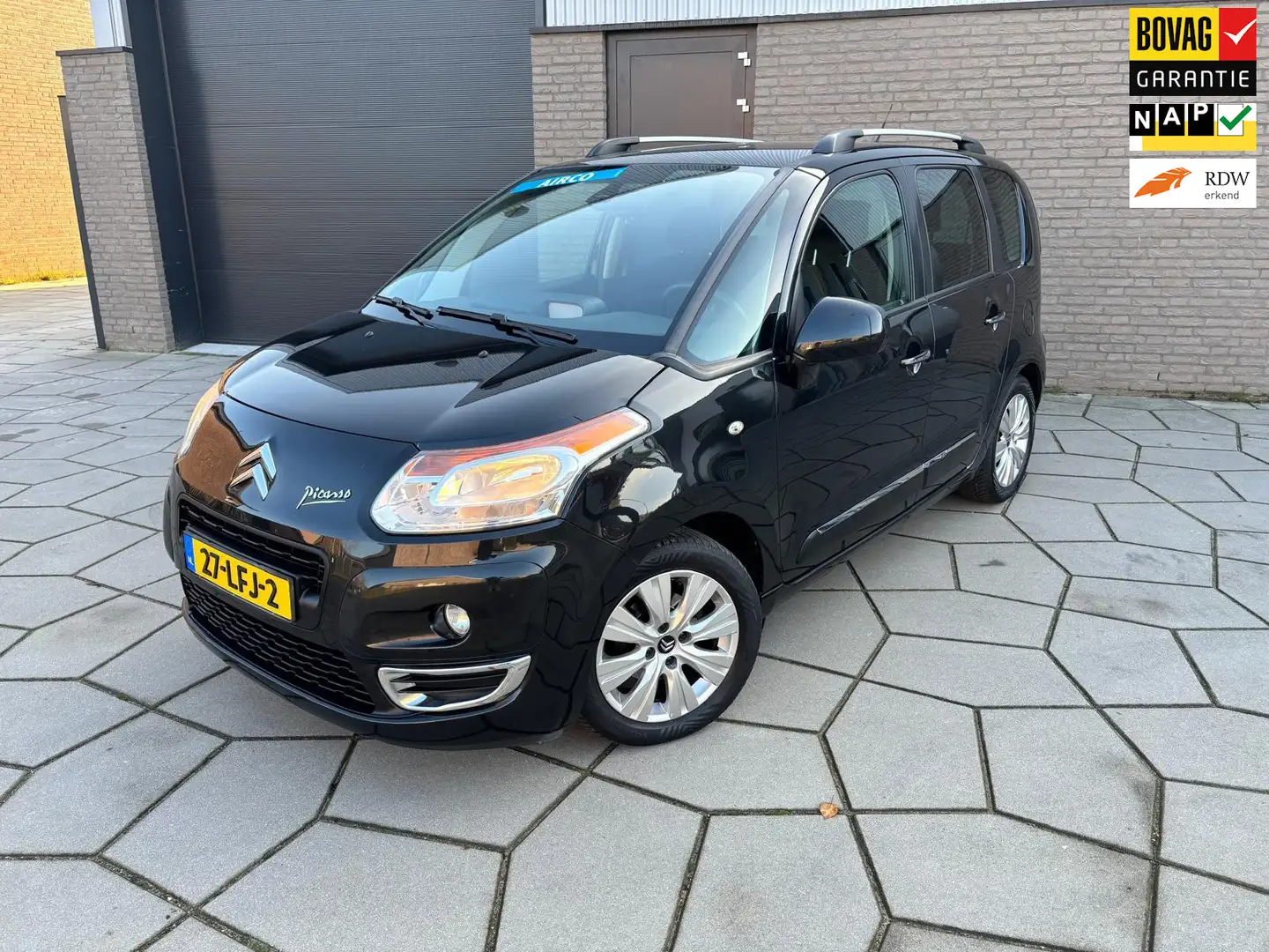 Citroen C3 Picasso 1.4 VTi Exclusive|Trekhaak|Airco|Dakrails|HOGE Ins Noir - 1