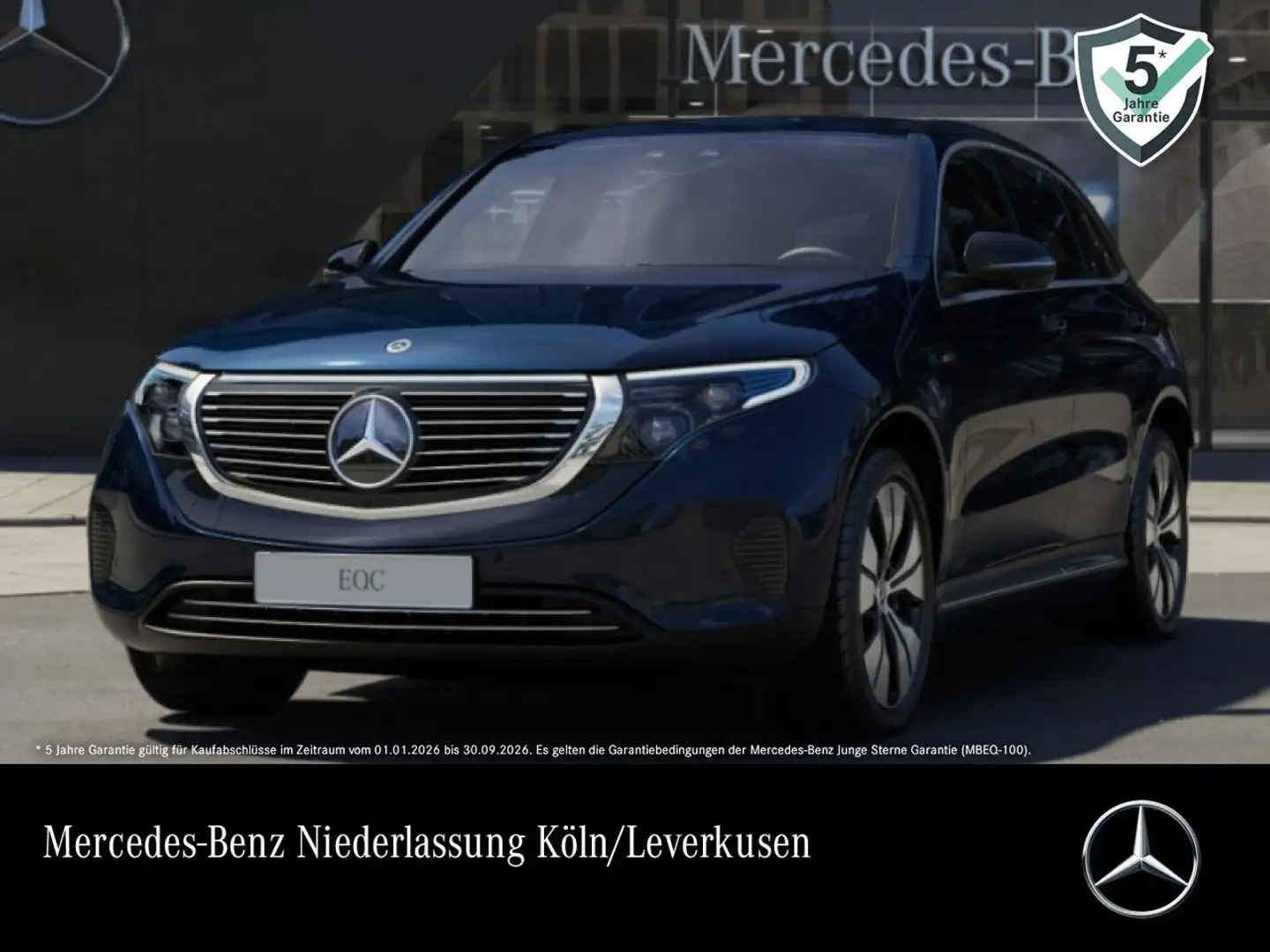 Mercedes-Benz EQC 400 4M 360+MULTIBEAM+FAHRASS+HUD+KEYLESS Blau - 1