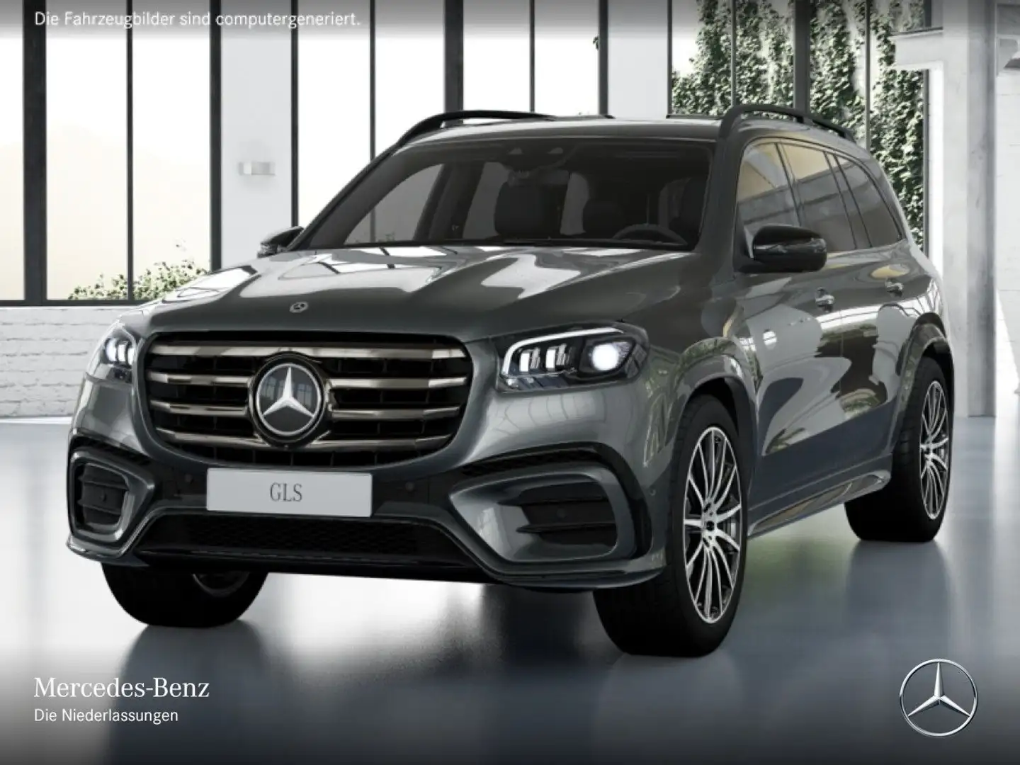 Mercedes-Benz GLS 450 d 4M AMG+NIGHT+PANO+360+AHK+MULTIBEAM+SPUR Grau - 2