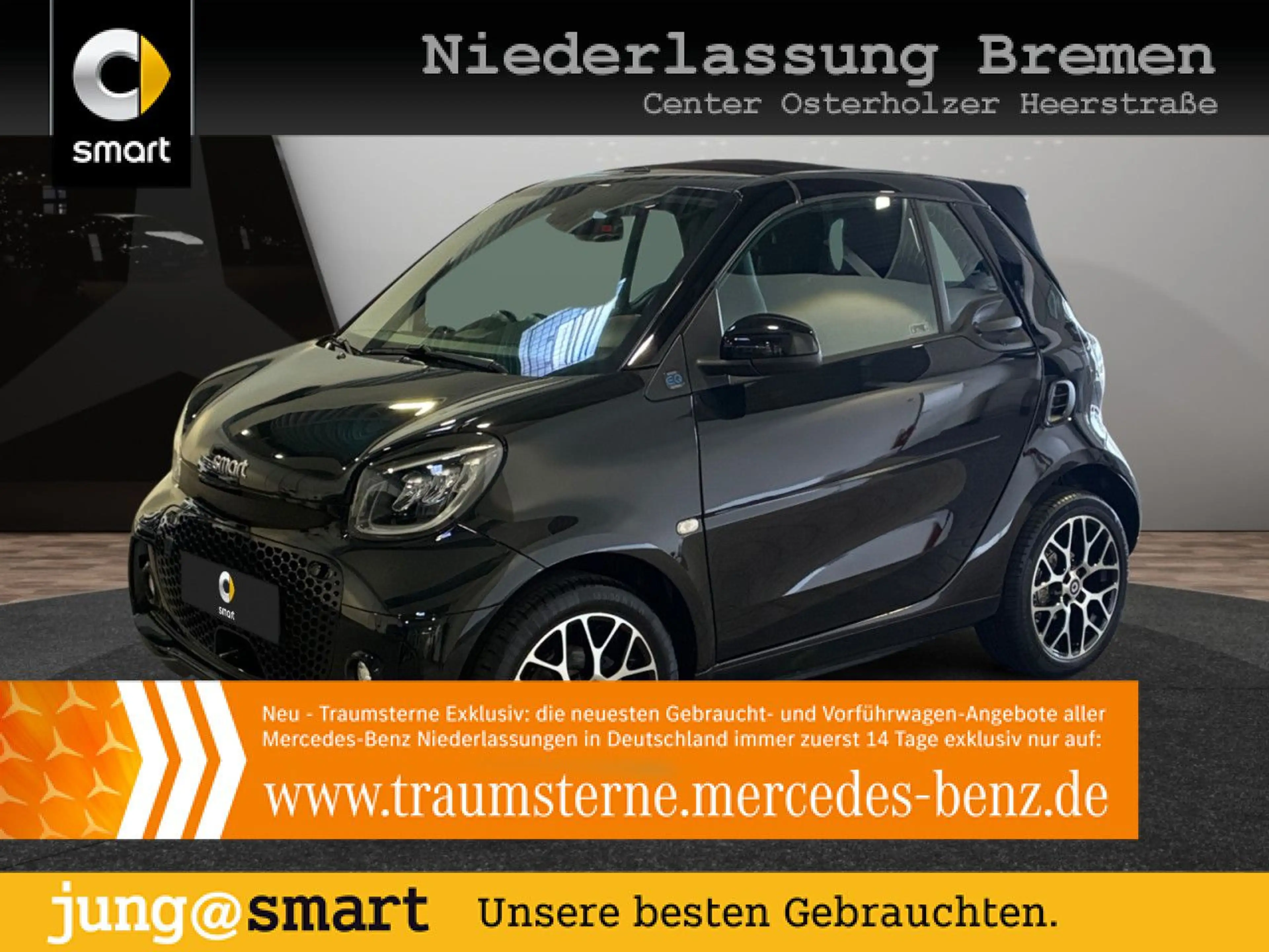 smart forTwo cabrio 60kWed prime SHZ PDC+Kamera Ambiente