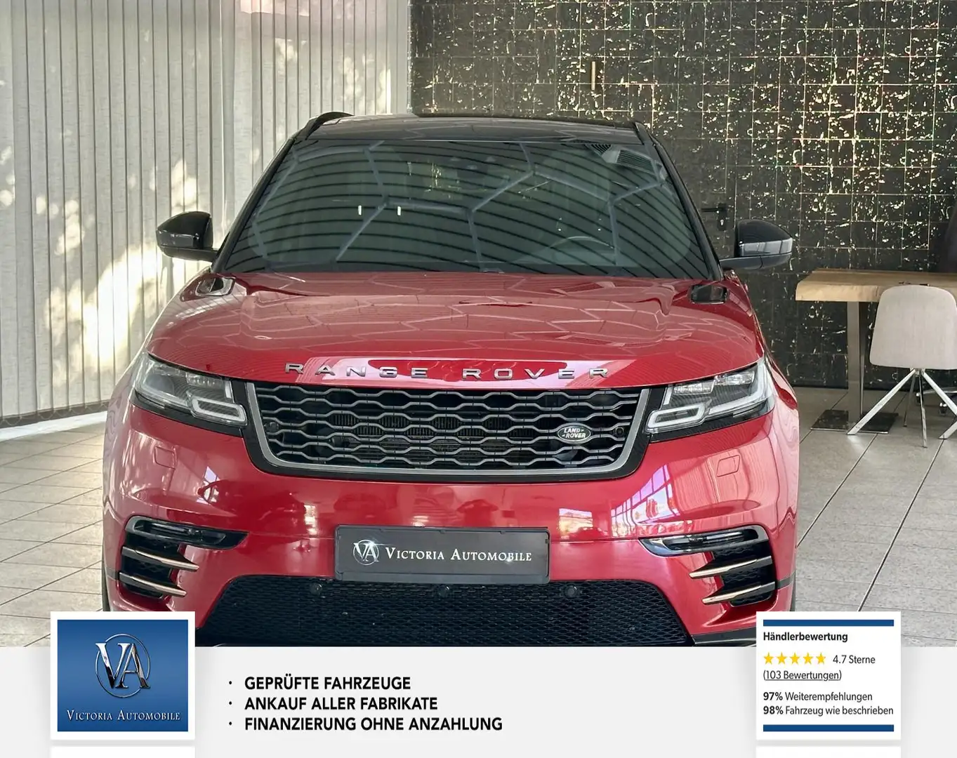 Land Rover Range Rover Velar R-Dynamic SE Mega Ausstattung* Panorama* Meridian* Rot - 2