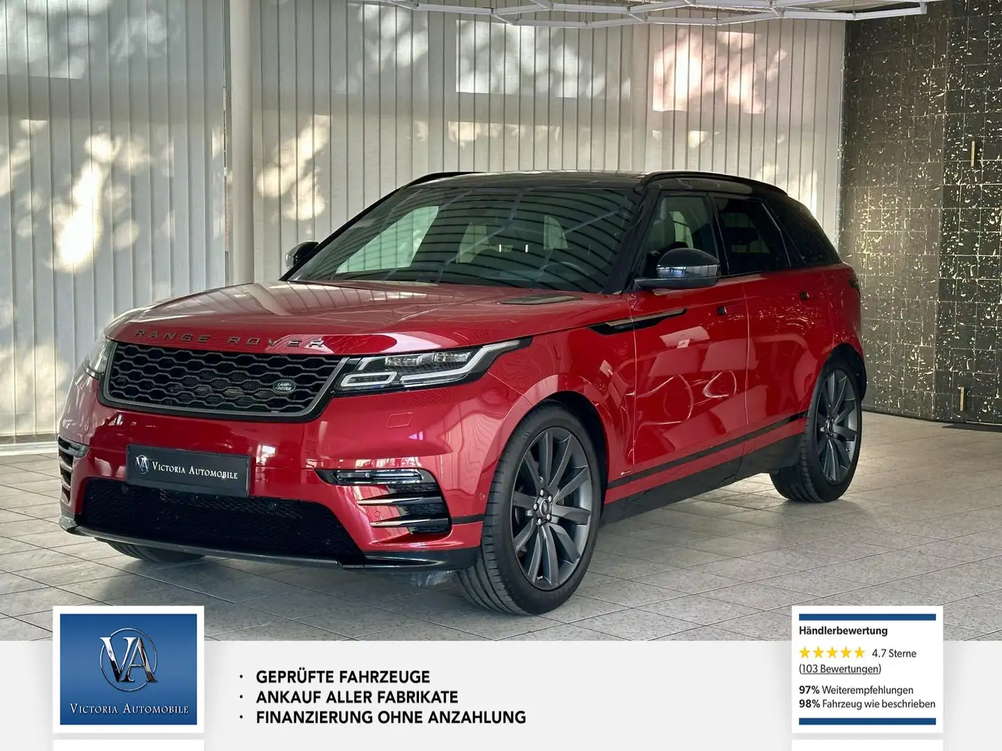 Land Rover Range Rover Velar R-Dynamic SE Mega Ausstattung* Panorama* Meridian* Rot - 1