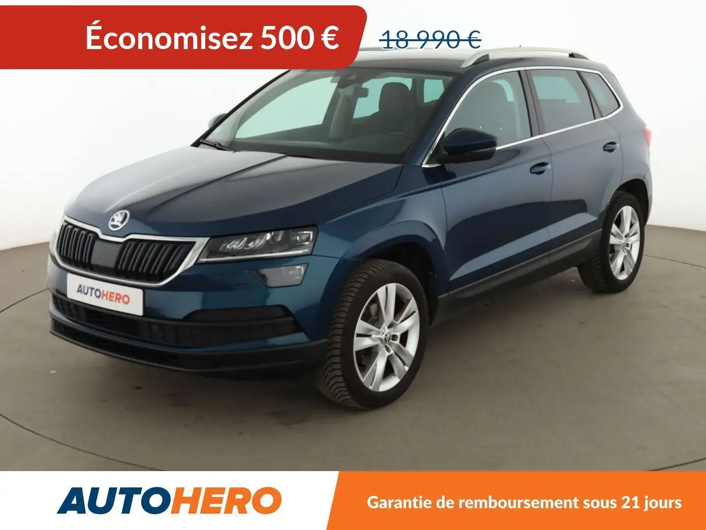Skoda Karoq 1.5 TSI ACT Style DSG7 Bleu - 1