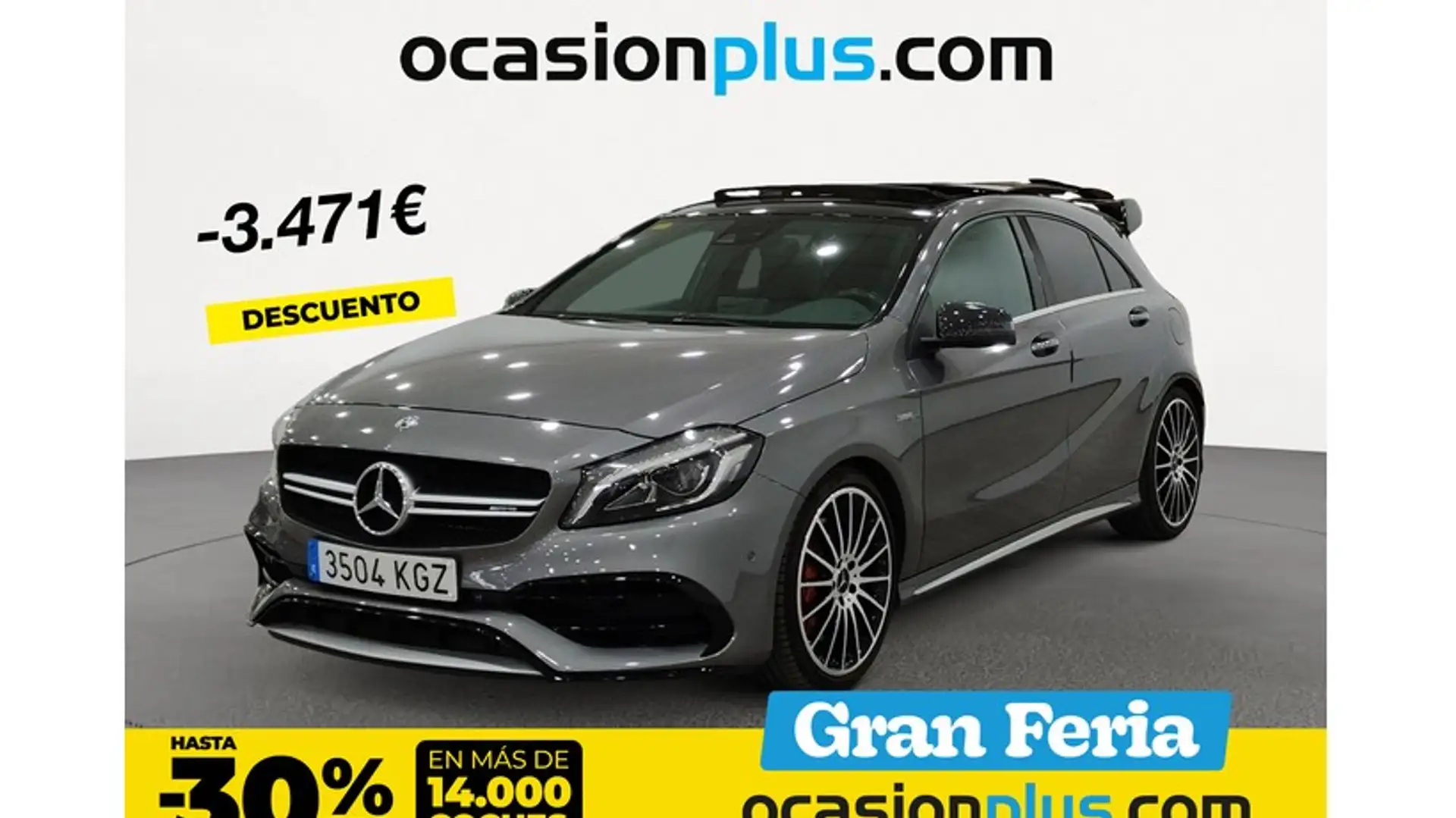 Mercedes-Benz A 45 AMG 4Matic 7G-DCT Gris - 1