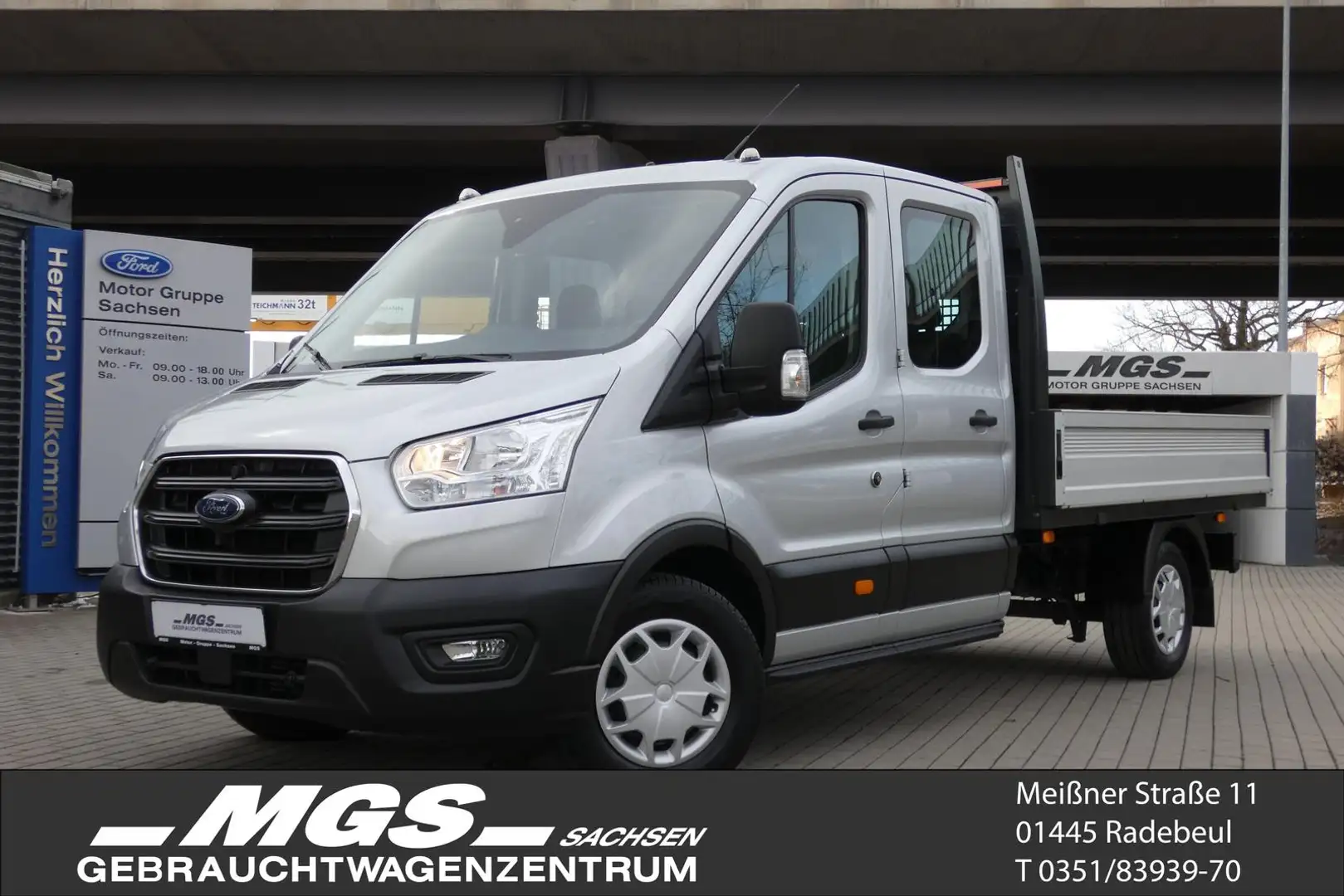 Ford Transit Pritsche 350 L3 DK 2.0 'Trend' #AHZV #TEMP Silber - 1