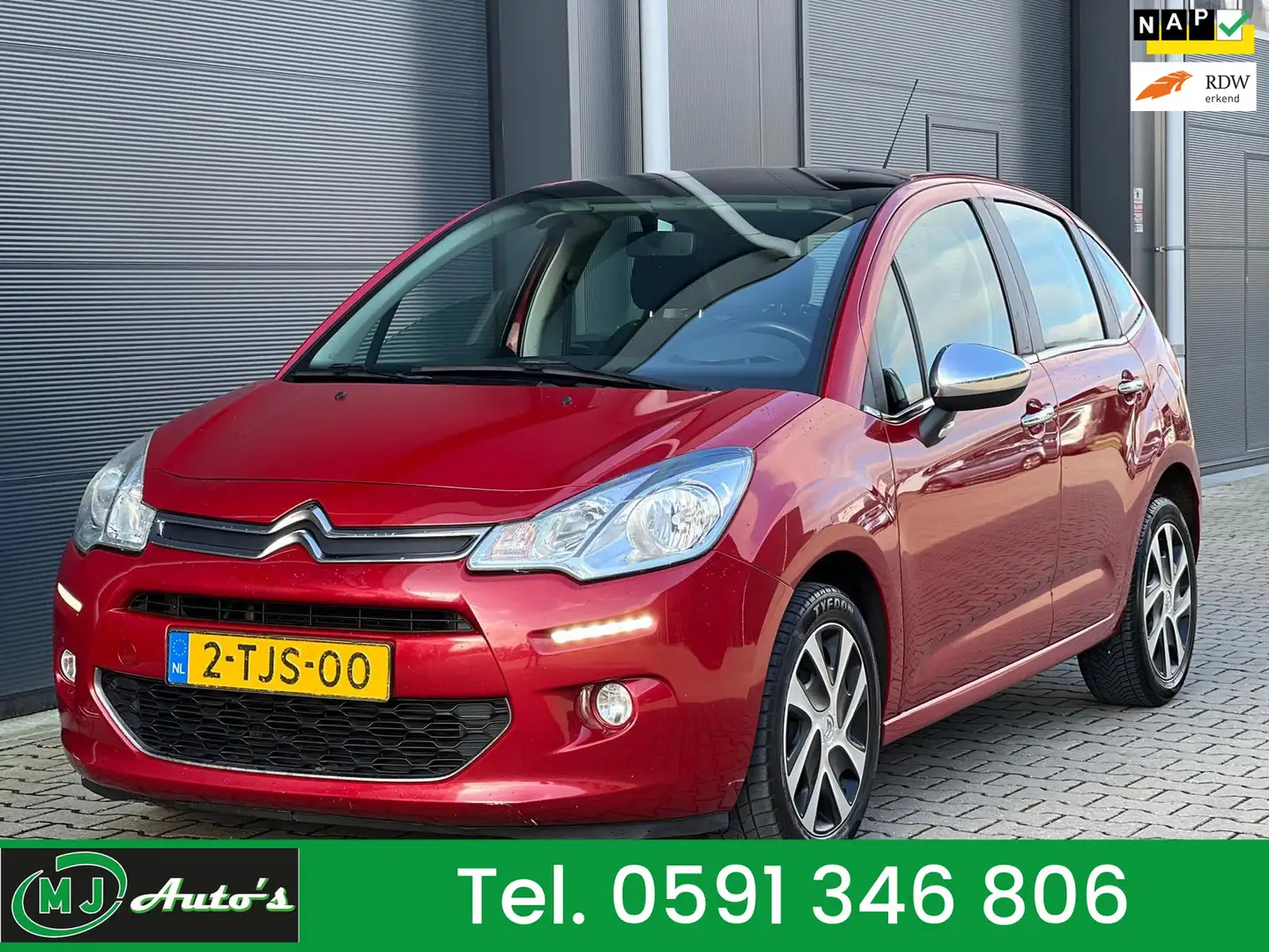 Citroen C3 1.6 E-HDi COLLECTION BJ014 PANORAMA LED Rot - 1